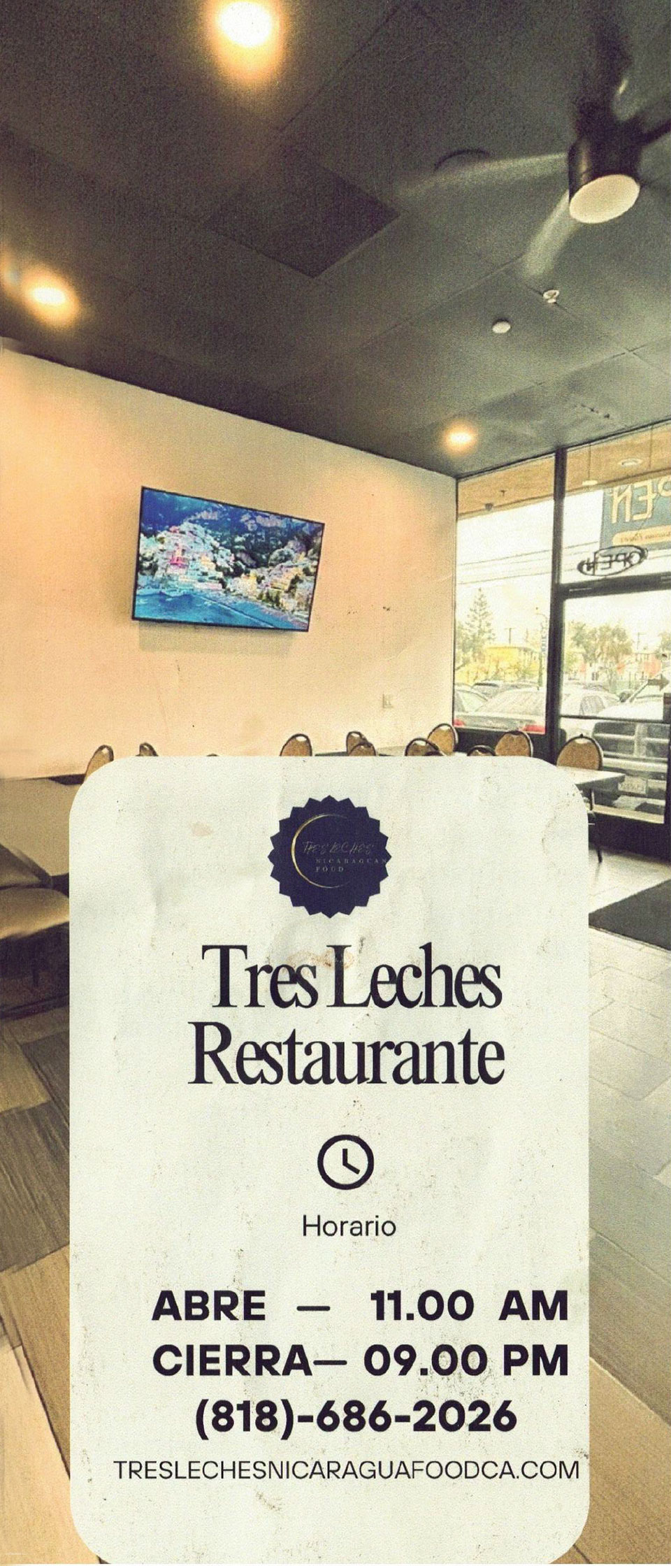 Tres Leches Nicaragua Food