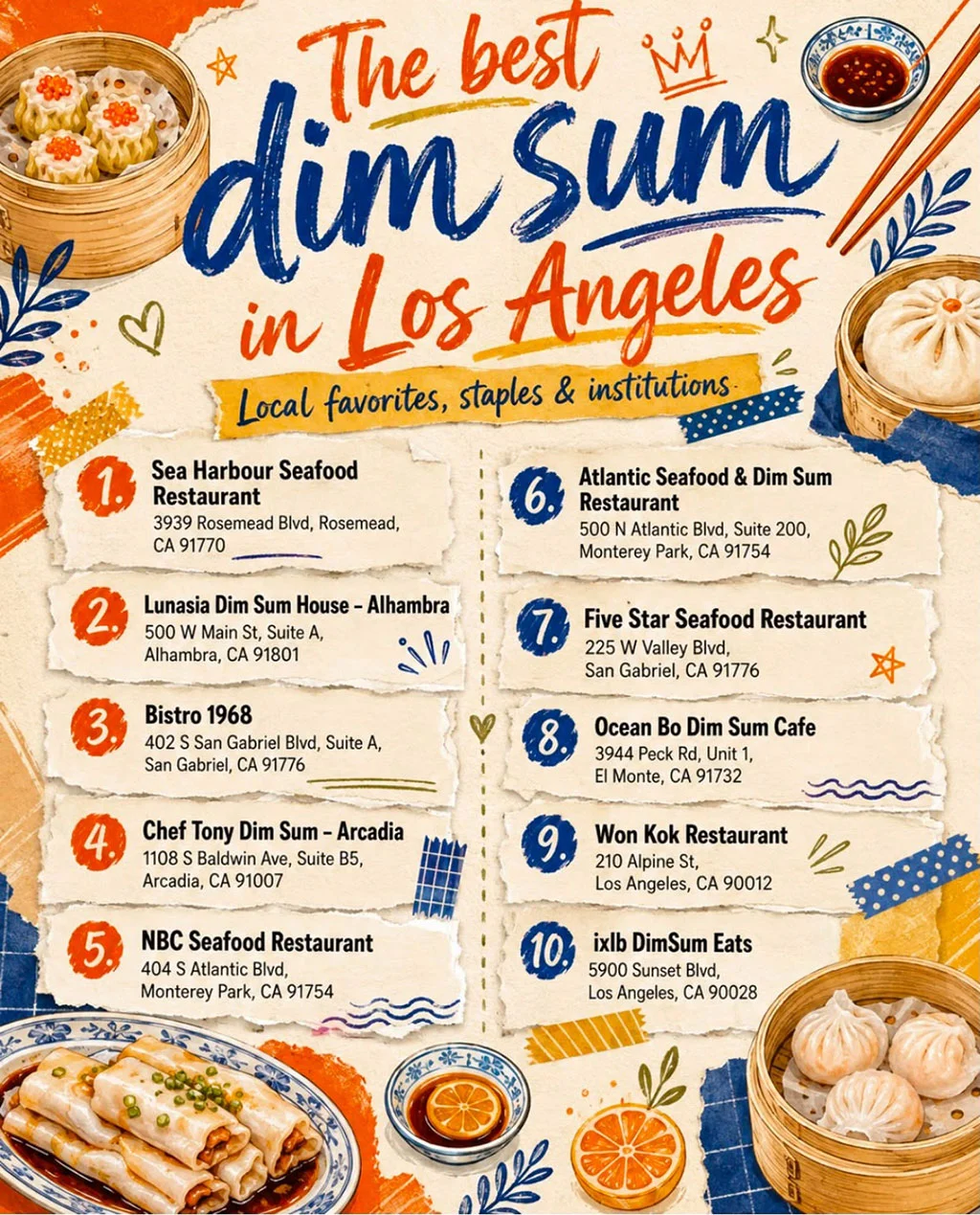 The best dim sum in Los Angeles